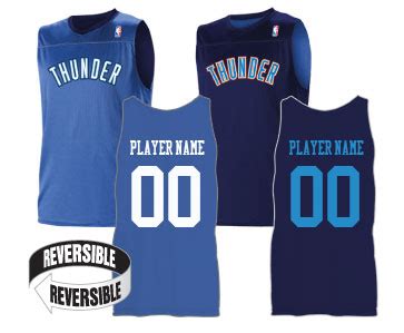 Custom Oklahoma City Thunder Jerseys and Custom Oklahoma City Thunder ...