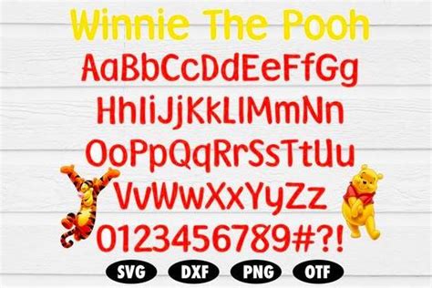 50 best ideas for coloring | Free Winnie The Pooh Font