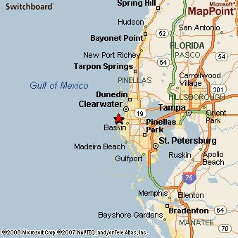 Where is Belleair Beach, Florida? see area map & more