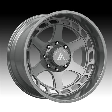 Asanti Off Road AB816 Brushed Titanium Custom Wheels Rims - AB816 ...