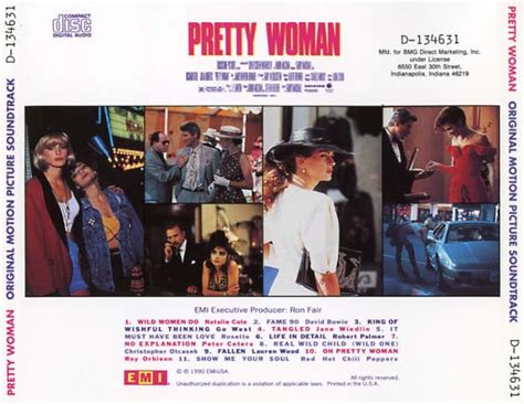 Pretty Woman Soundtrack (1990) - CD Sniper Reference Collection of Rare ...