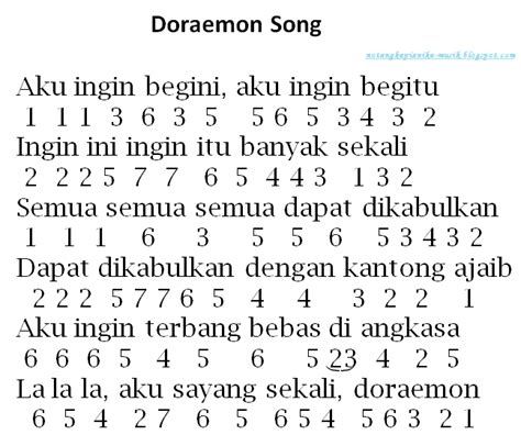 Lagu Doraemon Pianika - yjdxf2