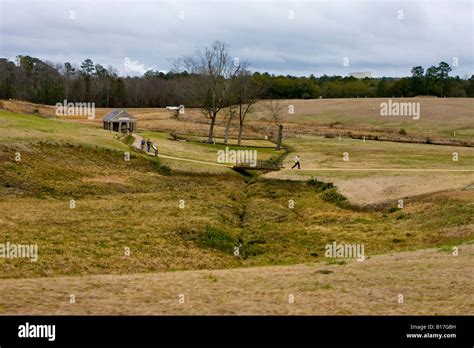 Former Site of the Andersonville Civil War Prison Camp in Andersonville Georgia Stock Photo - Alamy