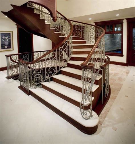 Elegant semi-circular stairs | Staircase design, Circular stairs, Stairs