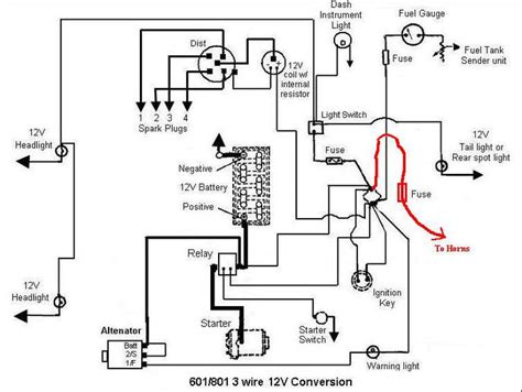 Ford 3000 Tractor Electrical Diagram