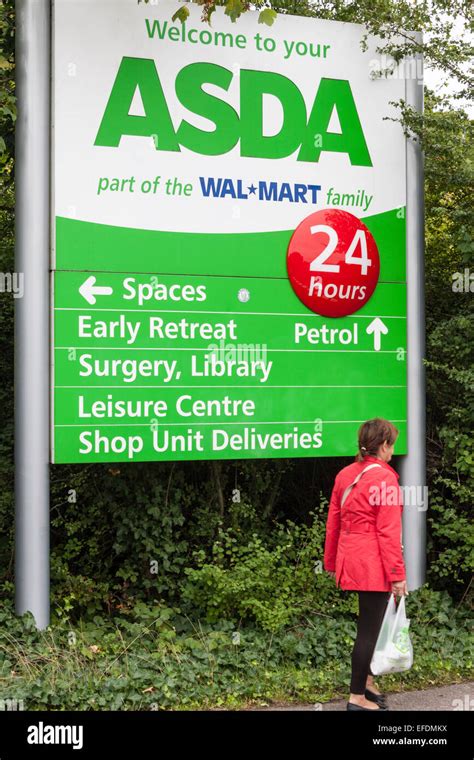 Asda shop sign hi-res stock photography and images - Alamy