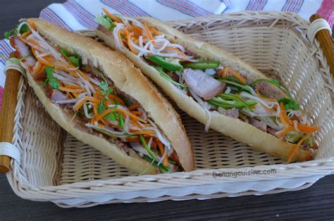 Bánh mì thịt nguội - Vietnamese Sandwich w/ Cold Cuts - Helen’s Recipes Official Website