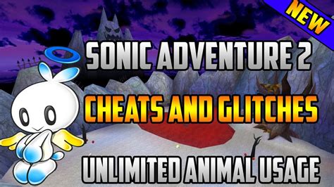 Sonic Adventure 2 HD: Cheats and Glitches - Unlimited Animal Usage - YouTube