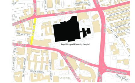 Royal Liverpool Hospital Department Map