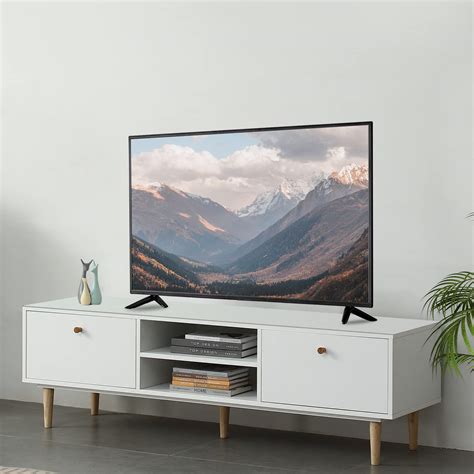 Buy T.F.WONG Modern White TV Stand, TV Console Media Cabinet for 70 ...