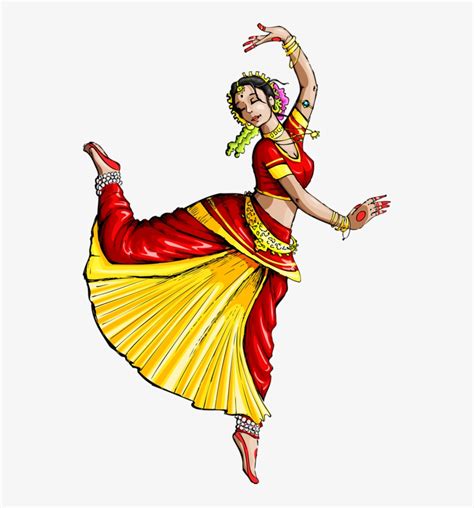 Dance In India Indian Classical Dance Drawing - Dances Of India Drawing Transparent PNG ...