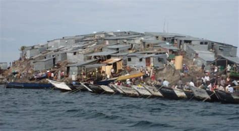 This Tiny Rock Island Called Migingo Is The Most Densely Populated ...