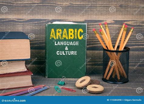 Arabic Language and Culture Concept Stock Photo - Image of language ...