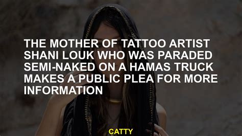 The Mother Of Tattoo Artist Shani Louk Who Was Paraded Semi Naked On A | Hot Sex Picture