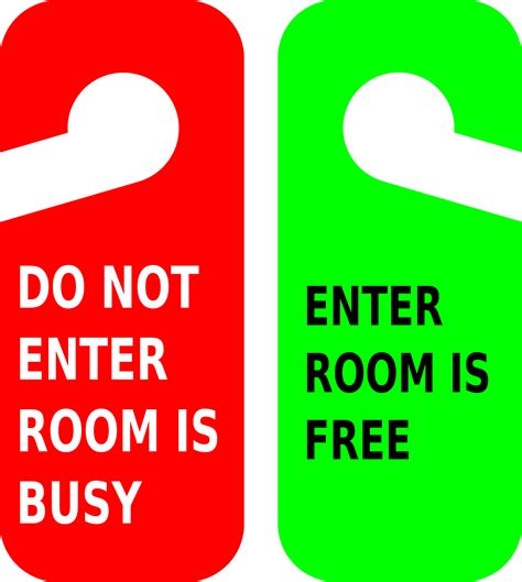 Clipart - door-hanger03