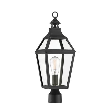 Savoy House Jackson 9 in. W x 22.75 in. H 1-Light Matte Black with Gold ...