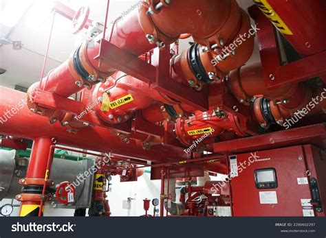 Fire Fighting Pump Installation Protect During Stock Photo 2280602297 ...