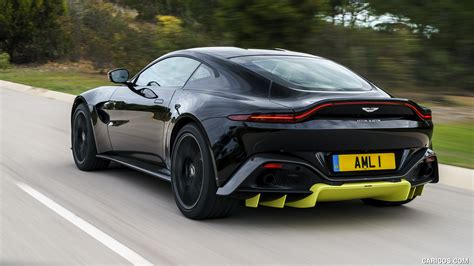 Aston Martin Vantage (Onyx Black) | 2019MY | Rear Three-Quarter