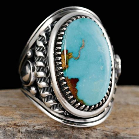 Navajo Turquoise Ring - Diamond & Wedding - Jewelry Sight