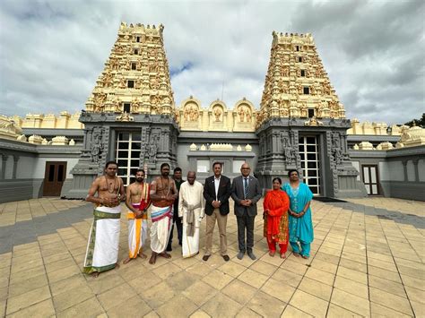 Indiaâ€™s High Commissioner to Australia visits vandalised temples