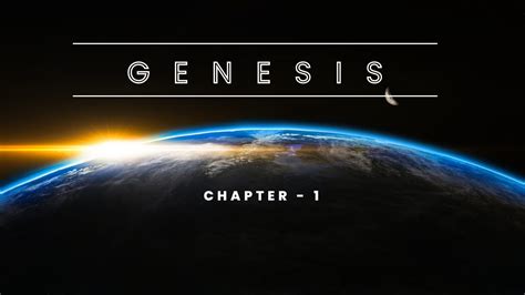 GENESIS CHAPTER 1, with video explanation briefly, - YouTube