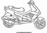 Electric Scooter Coloring Pages sketch template