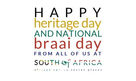 Happy Heritage Day and National Braai Day - South Of AfricaSouth Of Africa