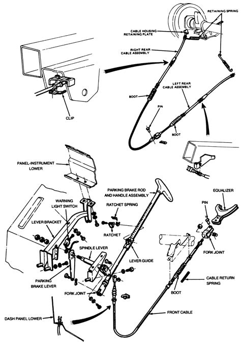 2002 chevy silverado parking brake diagram