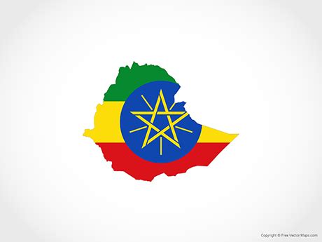 Printable Maps of Ethiopia | Free Vector Maps