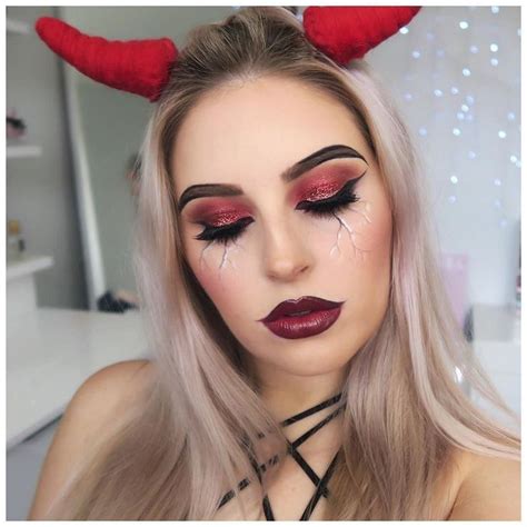 #halloween disfraces diabla , | Maquillage diablesse, Maquillage facile pour halloween ...