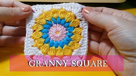 Tutorial Granny Square - Mattonella Granny - Mattonella Uncinetto - YouTube