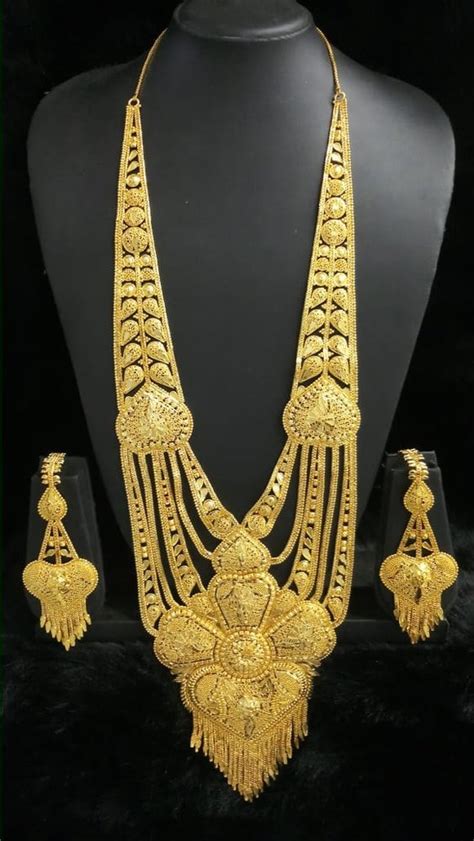 Wedding Wear Golden Gold Plated Rani Haar at Rs 2500/piece in Mumbai | ID: 22876441112