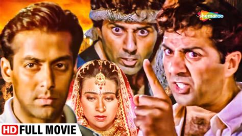 सनी देओल | करिश्मा कपूर। सलमान खान। खतरनाक एक्शन बॉलीवुड मूवी | Full Movie | Jeet - YouTube