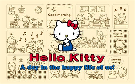 Hello Kitty and friends HD desktop wallpaper : Widescreen : High Definition : Fullscreen