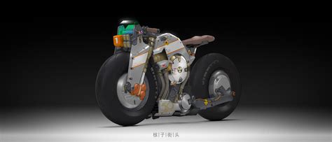 ArtStation - 1GNPM-00 Nuclear bike