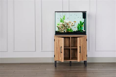 Top Fin® Bowfront Aquarium Stand - 36 Gallon | fish Aquarium Stands ...