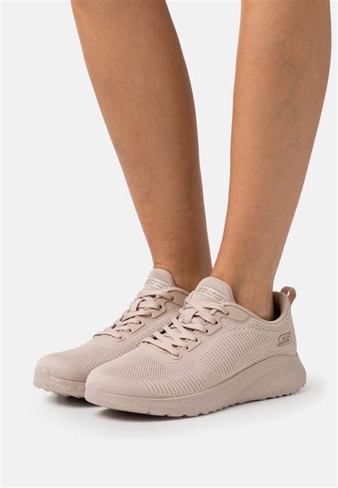 Skechers Wide Fit BOBS SQUAD CHAOS - Sneakers laag - nude/beige - Zalando.nl