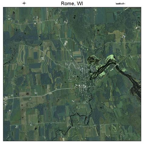 Aerial Photography Map of Rome, WI Wisconsin