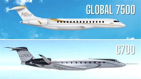 Gulfstream G700 vs. Bombardier Global 7500 - LONGEST range vs. FASTEST ...