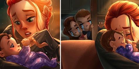 Black Widow Meets Hawkeye’s Daughter in Adorable Avengers Art