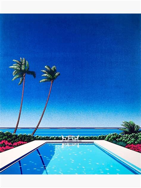 "Hiroshi nagai pool" Poster for Sale by robertbellard | Redbubble