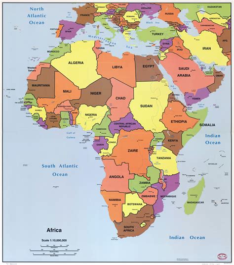 Pics Photos - Large Map Of Africa