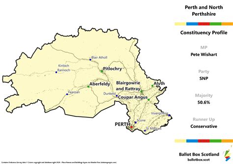 Perth and North Perthshire Constituency Map – Ballot Box Scotland