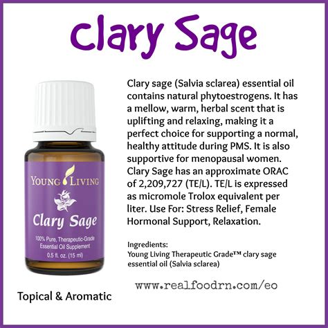 Clary Sage Essential Oil | Real Food RN