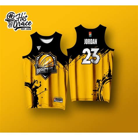 HISGRACE BASKETBALL YELLOW V2 HG CONCEPT JERSEY FULL SUBLIMATION ...