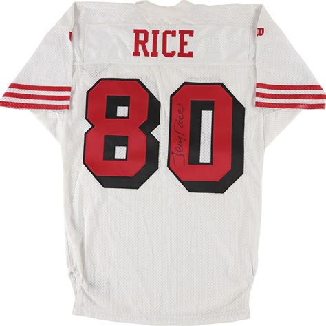 Jerry Rice San Francisco 49ers Signed Jersey