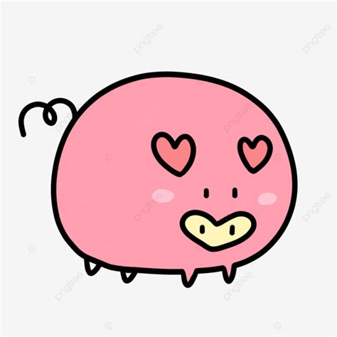 Pig Doodle Cute, Pig Drawing, Pig Doodle, Pig Cute PNG Transparent ...