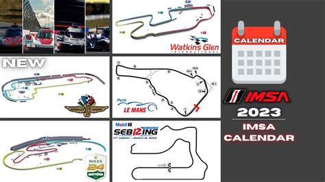 Imsa 2023 Schedule Released - Image to u