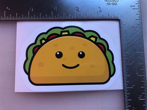 Taco Sticker - Etsy