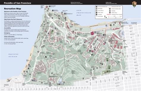 Presidio of San Francisco - Visitor Map